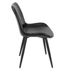 Cadeira Estofada Detroit Preto