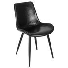 Cadeira Estofada Detroit Preto