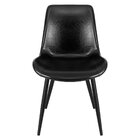 Cadeira Estofada Detroit Preto