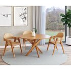 Cadeira Estofada Em Courino Madrid Caramelo