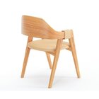 Cadeira Estofada Em Courino Madrid Caramelo