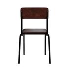 Cadeira Estofada Fixa Empilhável Fit C/02 Un. Courino