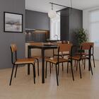 Cadeira Estofada Fixa Empilhável Fit C/02 Un. Courino