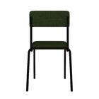 Cadeira Estofada Fixa Empilhável Fit C/02 Un. Tecido