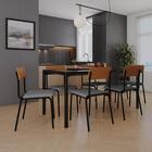 Cadeira Estofada Fixa Empilhável Fit C/02 Un. Tecido Mesclado