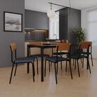 Cadeira Estofada Fixa Empilhável Fit C/02 Un. Tecido Mesclado