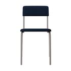 Cadeira Estofada Fixa Empilhável Fit C/03 Un C/pés Brancos.