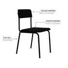 Cadeira Estofada Fixa Fit C/03 Un.