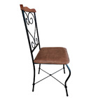 Cadeira Estofada Impermeável De Ferro Artesanal