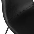 Cadeira Estofada Industrial Loft7 Vintage Brusque Preto