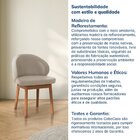 Cadeira Estofada Jambu Cabecasa Madeiraoriginals Bege/amadeir