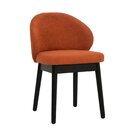 Cadeira Estofada Jambu Cabecasa Madeiraoriginals Terracota/éb