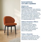 Cadeira Estofada Jambu Cabecasa Madeiraoriginals Terracota/éb