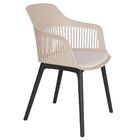 Cadeira Estofada Jantar Cozinha Marcela - Nude