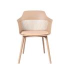 Cadeira Estofada Jantar Cozinha Marcela Nude