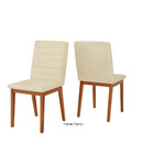 Cadeira Estofada Linho Sofia Dj Móveis