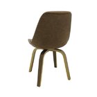 Cadeira Estofada Lis   Marrom