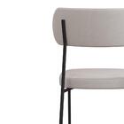 Cadeira Estofada Milli Corano/linho F02 Caramelo/bege - Mpoze