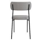 Cadeira Estofada Milli Corano/linho F02 Caramelo/cinza - Mpoz