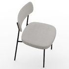 Cadeira Estofada Milli Linho F02 Cinza - Mpozenato