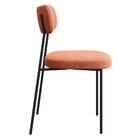 Cadeira Estofada Milli Veludo 400 F02 Terracota - Mpozenato