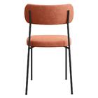 Cadeira Estofada Milli Veludo 400 F02 Terracota - Mpozenato