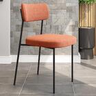 Cadeira Estofada Milli Veludo 400 F02 Terracota - Mpozenato