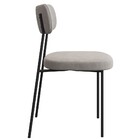 Cadeira Estofada Milli Veludo 401 F02 Cappucino - Mpozenato