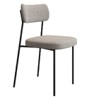 Cadeira Estofada Milli Veludo 401 F02 Cappucino - Mpozenato