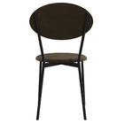 Cadeira Estofada Para Sala De Jantar Azuri Preto C01 Veludo M