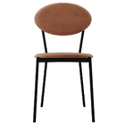 Cadeira Estofada Para Sala De Jantar Azuri Preto C01 Veludo R