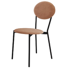 Cadeira Estofada Para Sala De Jantar Azuri Preto C01 Veludo R