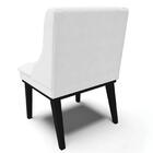 Cadeira Estofada Para Sala De Jantar Base Fixa De Madeira Pre