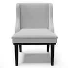 Cadeira Estofada Para Sala De Jantar Base Fixa De Madeira Pre