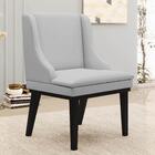 Cadeira Estofada Para Sala De Jantar Base Fixa De Madeira Pre