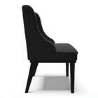 Cadeira Estofada Para Sala De Jantar Base Fixa De Madeira Pre