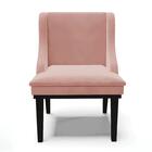 Cadeira Estofada Para Sala De Jantar Base Fixa De Madeira Pre