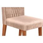 Cadeira Estofada Para Sala De Jantar Kit Com 2 Freijó Veludo