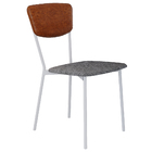 Cadeira Estofada Para Sala De Jantar Village Branco C01 Linho