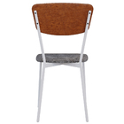 Cadeira Estofada Para Sala De Jantar Village Branco C01 Linho