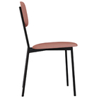 Cadeira Estofada Para Sala De Jantar Village Preto C01 Linho