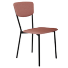 Cadeira Estofada Para Sala De Jantar Village Preto C01 Linho