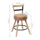 Cadeira Estofada Pés Palito Leeds Amarula