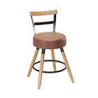 Cadeira Estofada Pés Palito Leeds Café