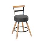 Cadeira Estofada Pés Palito Leeds Preto