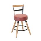 Cadeira Estofada Pés Palito Leeds Telha