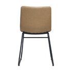 Cadeira Estofada Pu Denver Fratini Caramelo