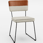 Cadeira Estofada Sala De Jantar Allana L02 Faixa Couríssimo C