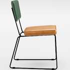 Cadeira Estofada Sala De Jantar Allana L02 Faixa Facto Verde