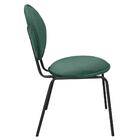 Cadeira Estofada Sofie F02 Veludo 403 Verde - Mpozenato